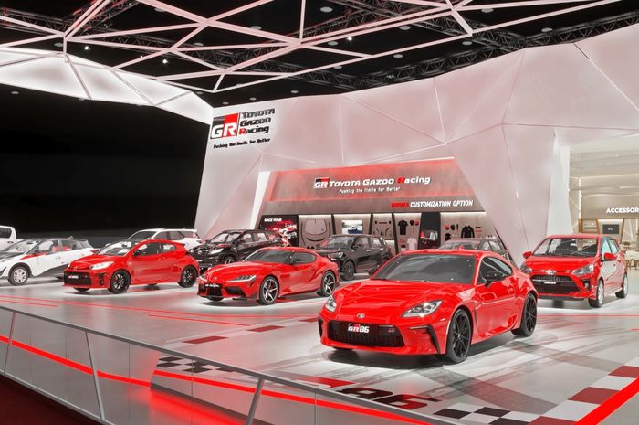 Ilustrasi booth Toyota di GIIAS 2022