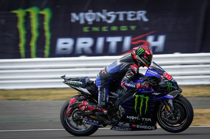 Pemenang MotoGP 2021, Fabio Quartararo, paling kencang di FP2 MotoGP Inggris 2022
