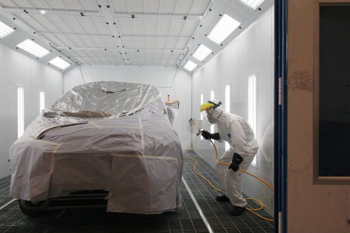  Mitsubishi Motors resmi menambah fasilitas bodi dan cat di Kota Karawang, Jawa Barat.