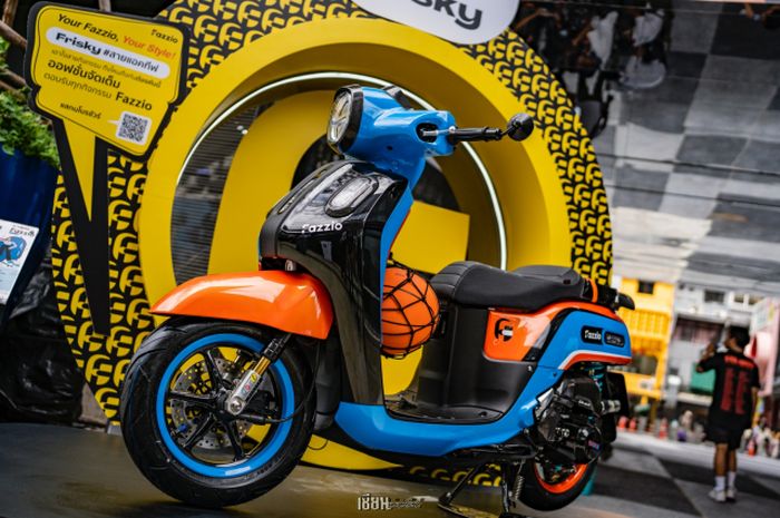 Modifikasi apik Yamaha Fazzio di Thailand