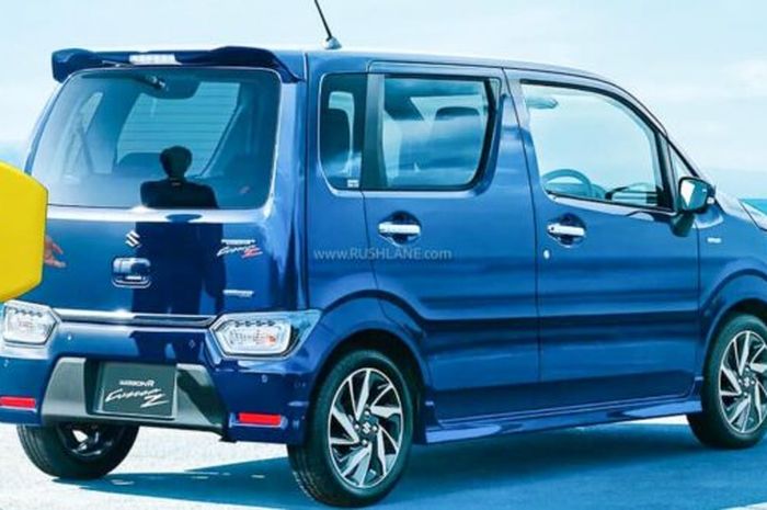 Penampakan saudara Suzuki Karimun bernama Suzuki WagonR yang dijual Jepang. Punya tampilan sporty dan irit BBM.