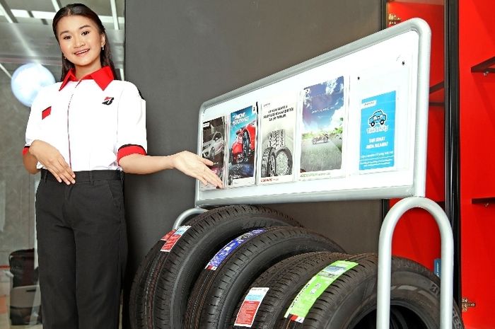 Ilistrasi. Bridgestone kasih promo diskon untuk pembelian ban hingga ratusan ribu rupiah selama gelaran GIIAS 2022.