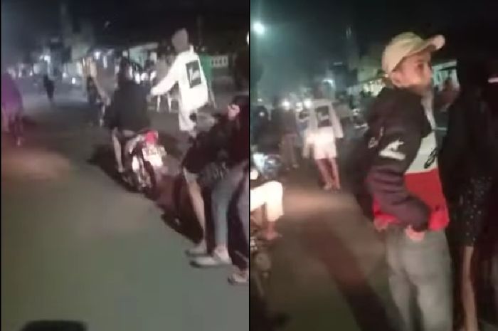 Beredar video gerombolan gangster bermotor yang resahkan warga Purwokerto.