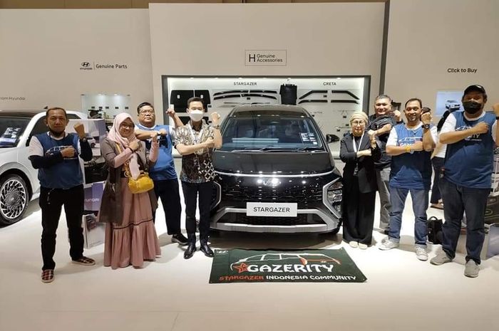 Berbarengan dengan peluncuran di GIIAS 2022, para pecinta Hyundai Stargazer yang tergabung dalam komunitas Gazerity turut mendeklarasi diri (soft declaration).