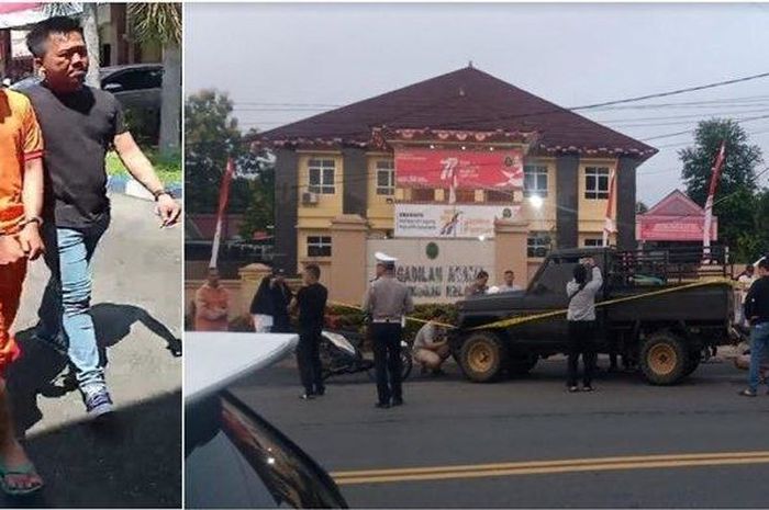 Oknum Polisi Polres Empat Lawang, Briptu M Kurniadi pelaku pembobolan mesin ATM di Lubuklinggau menggunakan Daihatsu Taft karena ketagihan judi online