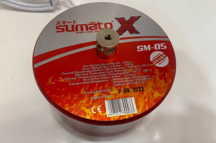 Peredam api cerdas untuk di mobil