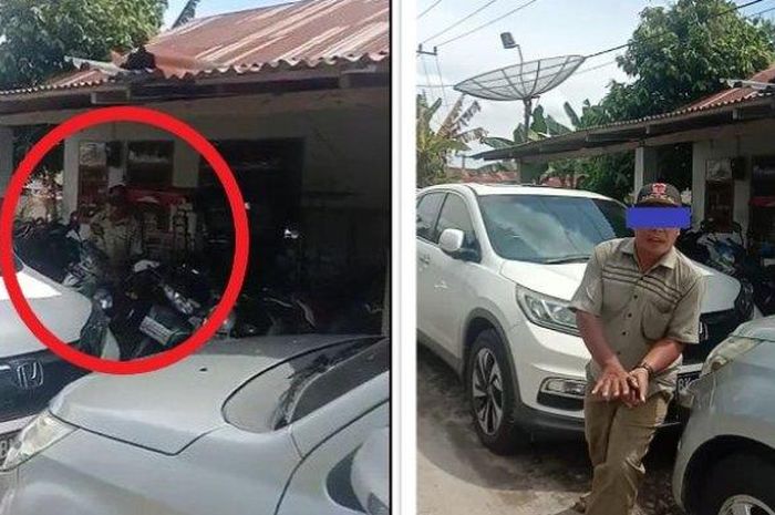 Maling motor ketahuan saat beraksi