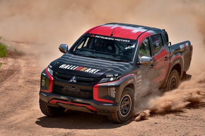Mitsubishi Triton Ralliart akan turun di Asia Cross Country Rally 2022 di Thailand