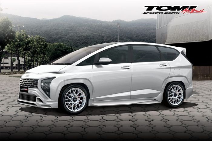 Digimod Hyundai Stargazer berkonsep sporty kreasi Tomi Gunawan dari Tomi Airbrush