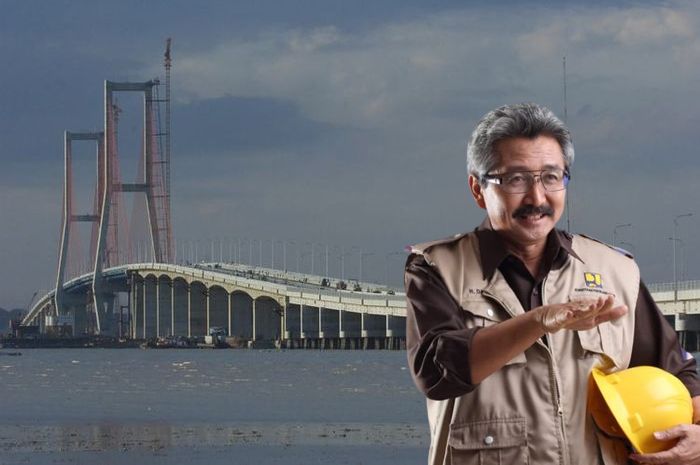 Mantan Wakil Menteri Pekerjaan Umum, Achmad Hermanto Dardak ikut andil dalam pembangunan Jembatan Suramadu.