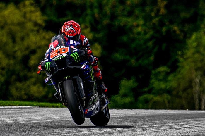 Fabio Quartararo tercepat di warm up MotoGP Austria 2022
