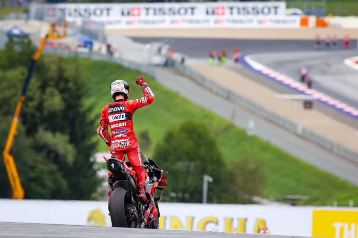Pecco Bagnaia bakal dijewer Valentino Rossi usai jadi pemenang MotoGP Austria 2022