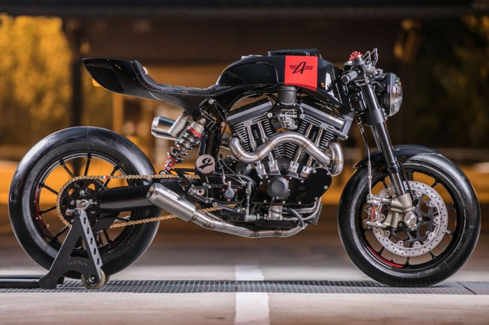 Avinton Collector GT cafe racer garapan Ortolani Customs