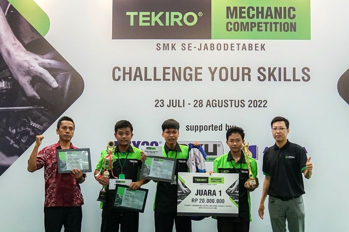 SMKN 8 Kabupateng Tangerang resmi menjadi juara Tekiro Mechanic Competition (TMC 2022)