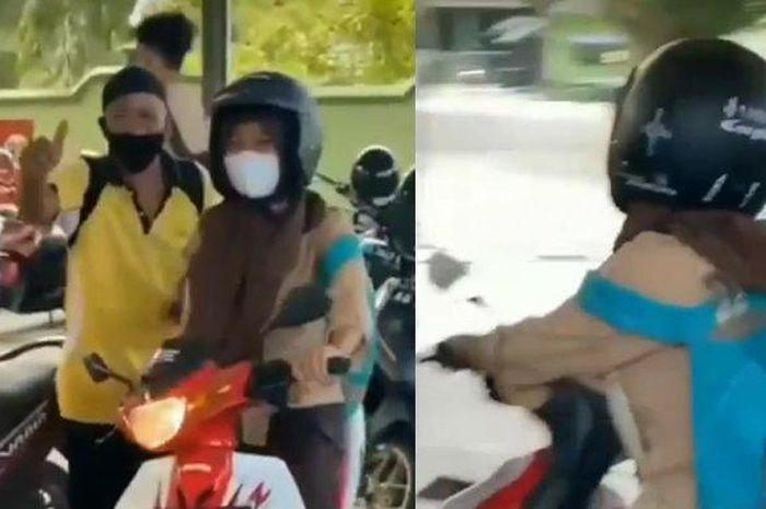 Viral Siswi pelajar naik motor bebek lawas Yamaha 125Z   ditertawakan. Belum tahu kalau harga bekasnya bisa puluhan juta Rupiah. 