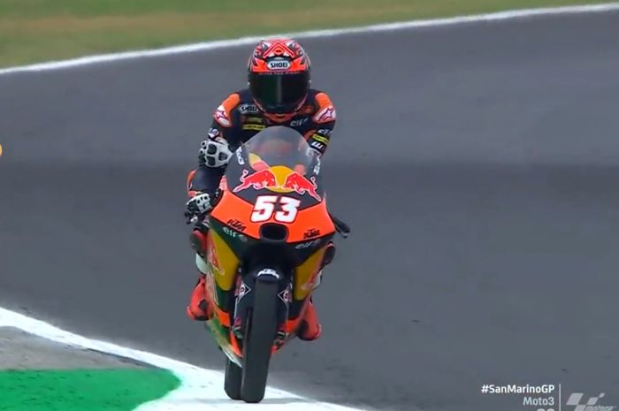 Deniz Oncu amankan pole position usai lakoni sesi Kualifikasi Moto3 San Marino 2022, Sabtu (03/09).