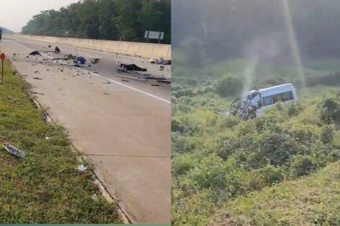 Kecelakaan maut di Tol Batang-Semarang, Senin (5/9/2022) sekitar pukul 07.27. 