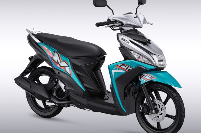 Warana Baru Yamaha Mio M3 Metallic Cyan