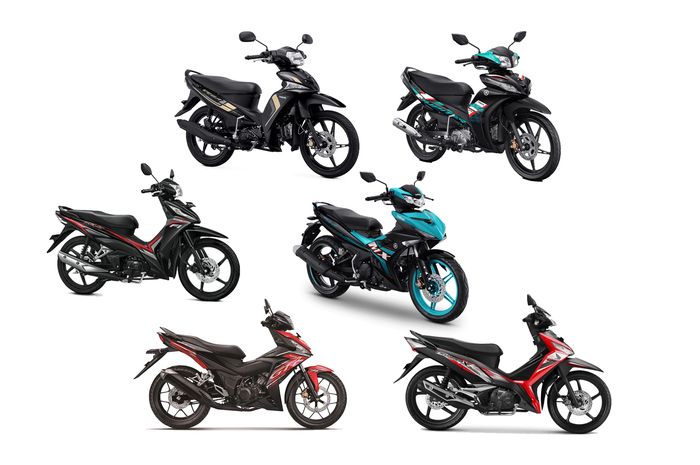 Pilihan motor bebek pasar Indonesia tahun 2022