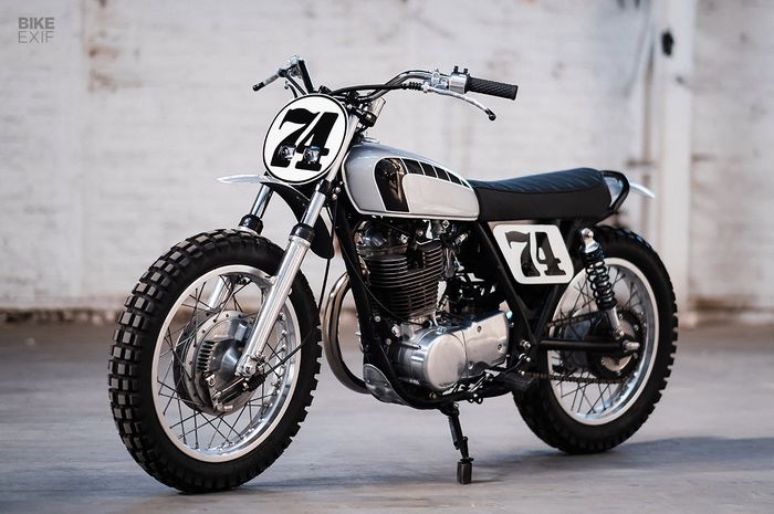 Yamaha SR500 scrambler dari Hombrese Bikes