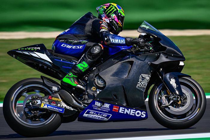 Fabio Quartararo cobain prototipe Yamaha YZR-M1 2023