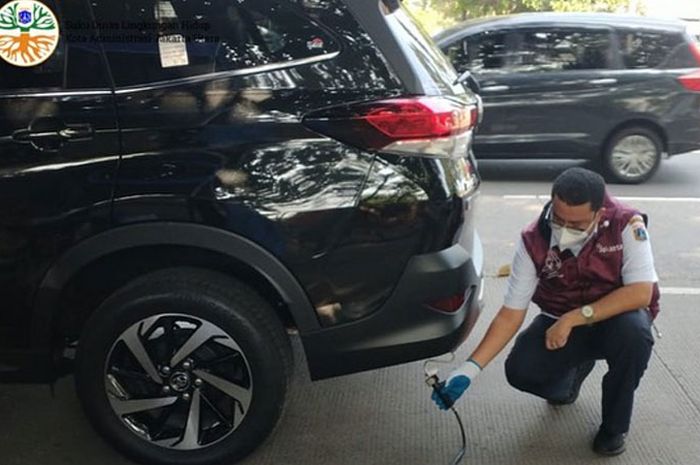 Lokasi uji emisi di Jakarta Barat (ilustrasi)