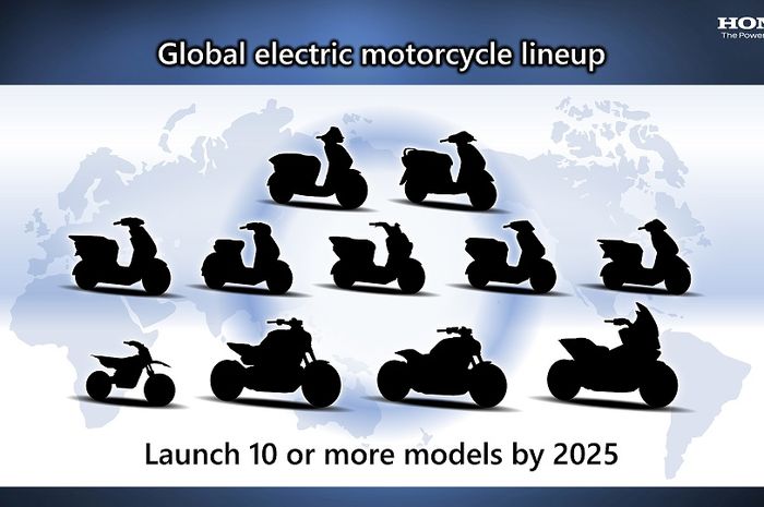 Rencana produk motor listrik Honda global