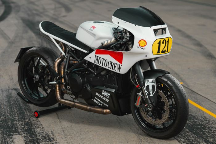 Ducati 848 Evo cafe racer fairing 80an