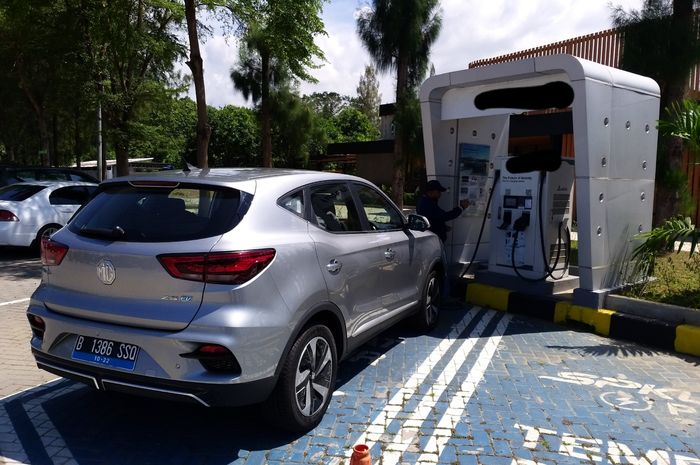 Ilustrasi mobil listrik