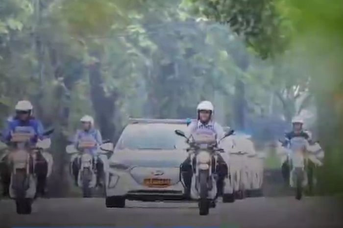 Kendaraan listrik yang bakal digunakan Korlantas Polri di acara G20