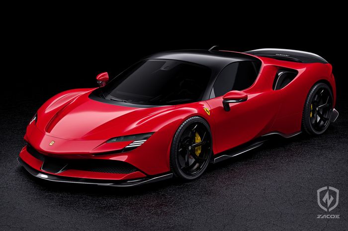 Modifikasi Ferrari SF90 Stradale tampil agresif ulah Zacoe Design, Vietnam