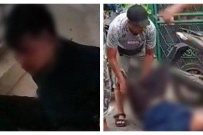 Sesama debt collector saling tikam di warung Jl Haji Dimun I, Sukmajaya, kota Depok, Jawa Barat