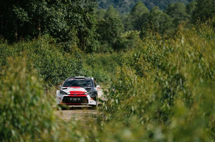 Ilustrasi Toyota GR Yaris AP4 pacuan Ryan Nirwan