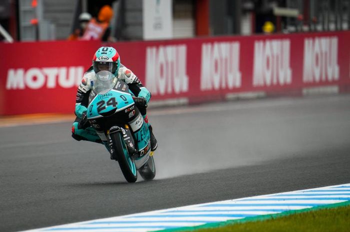 Tatsuki Suzuki sikat pole position usai lakoni sesi Kualifikasi Moto3 Jepang 2022, Sabtu (24/09/2022).