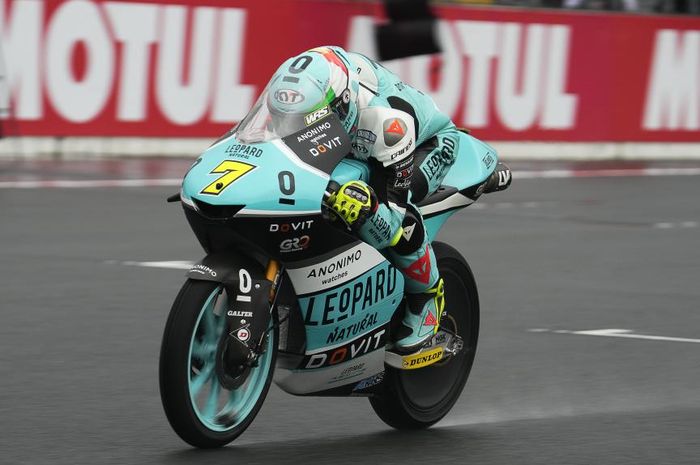 Dennis Foggia jadi pembalap tercepat di FP2 Moto3 Jepang 2022, Sabtu (24/09/2022).