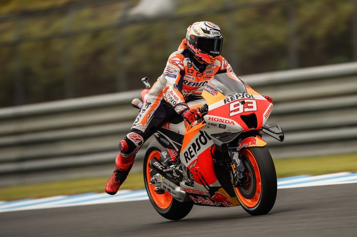Marc Marquez raih pole position usai jalani hasil kualifikasi MotoGP Jepang 2022 (24/9)