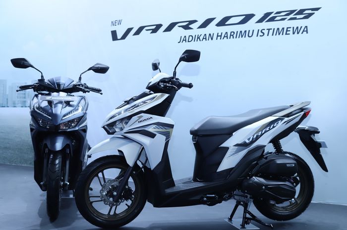 New Honda Vario 125 , punya tiga tipe dengan lima pilihan warna.