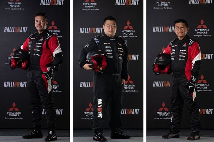 Rifat Sungkar dan dua pebalap asal Thailand akan perkuat Tim Mitsubishi Ralliart di ajang AXCR 2022.