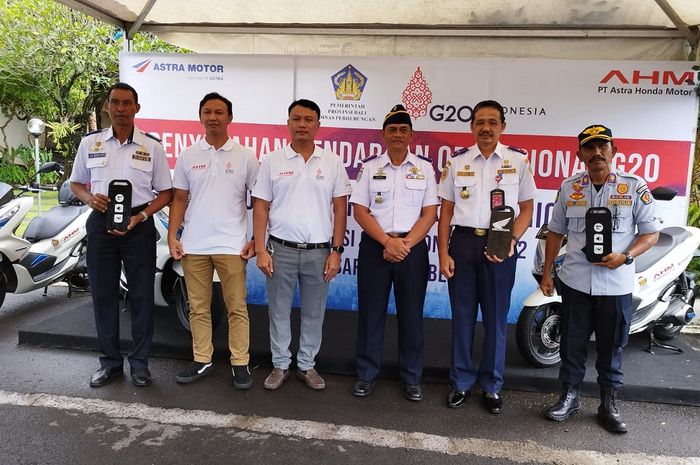 Penyerahan Honda PCX Electric ke Dinas Perhubungan Provinsi Bali 