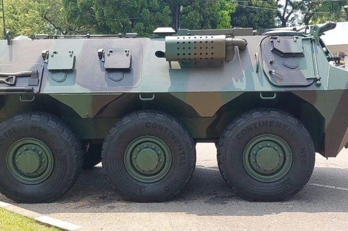 Anoa APC dalam pameran HUT ke-77 TNI