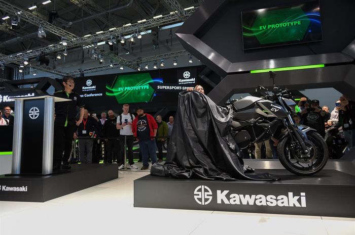 Kawasaki EV adalah motor listrik yang masih dalam bentuk konsep