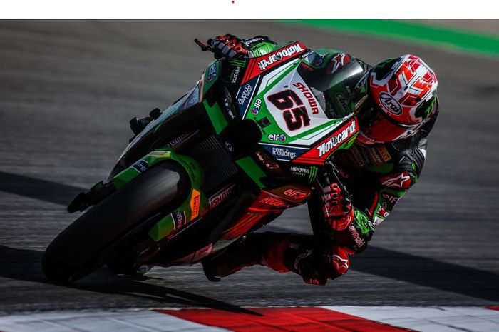 Jonathan Rea pecahkan rekor lap tercepat saat lakoni Superpole WorldSBK Portugal 2022, Sabtu (08/10/2022).