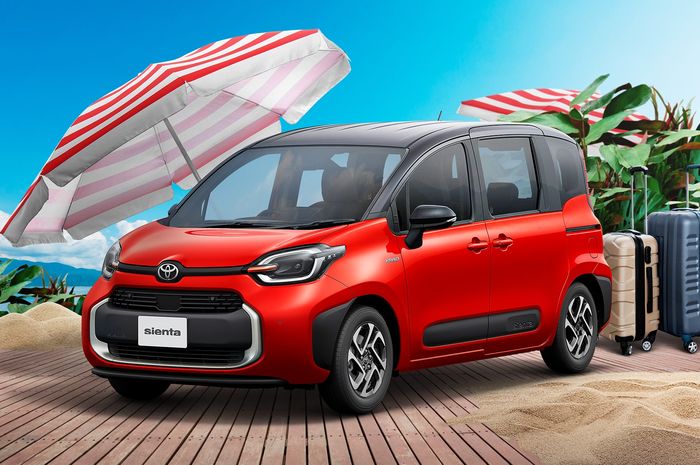 Toyota Sienta yang hadir di Singapura bermesin hybrid.