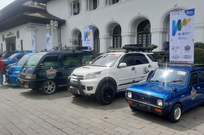 Pengguna mobil Daihatsu dari berbagai model hadiri acara Daihatsu Kumpul Sahabat Jabar 2022.