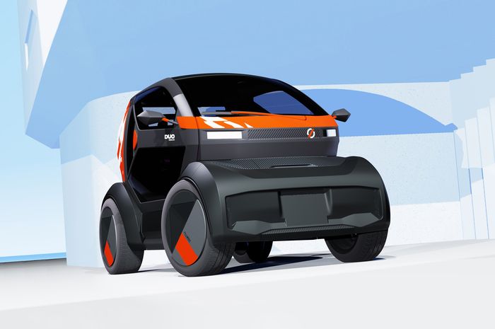 Menjelang Paris Motor Show 2022, Mobilize ungkap mobil listrik mungil Mobilize Duo.