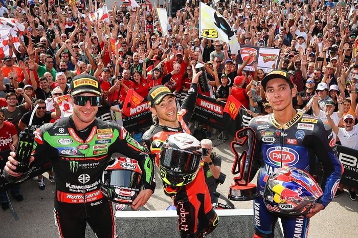 Klasemen WSBK 2022 Jonathan Rea, Alvaro Bautista dan Toprak Razgatlioglu usai WSBK Portugal 2022