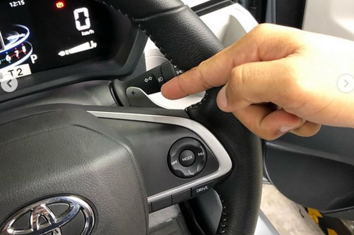 Pasang paddle shift di Toyota All New Veloz