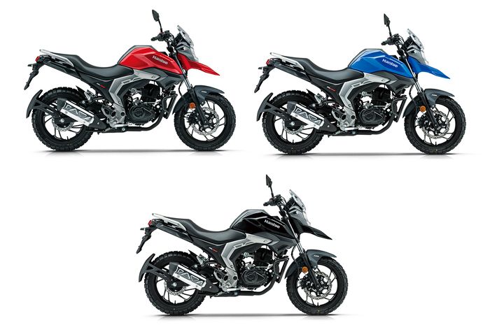 Pilihan warna Haojue DL150 alias Suzuki V-Strom 150 Tiongkok