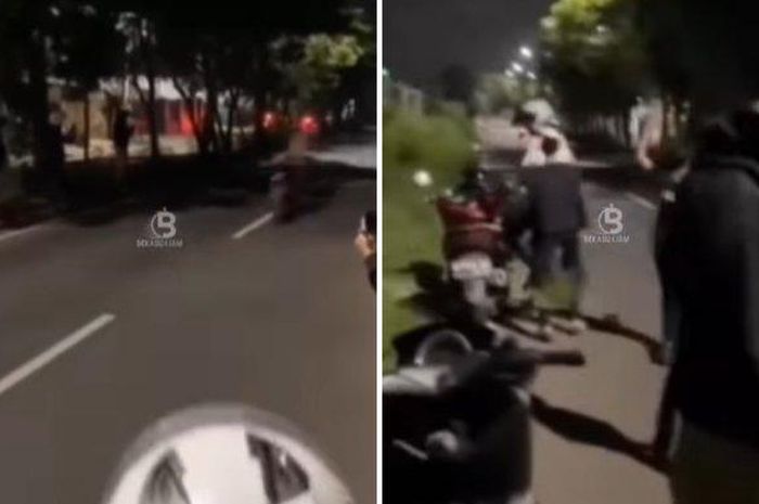 Aksi balap liar kembali terjadi di Kota Bekasi, tepatnya di Jalan I Gusti Ngurah Rai, Kecamatan Bekasi Selatan (15/10/2022) dini hari.  