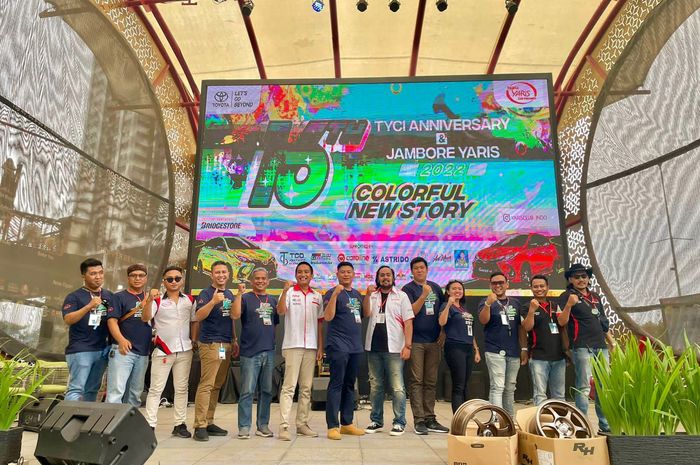 Perayaan anniversary ke-16 sekaligus Jambore 2022 Toyota Yaris Club Indonesia (TYCI), Sabtu (15/10/2022)
